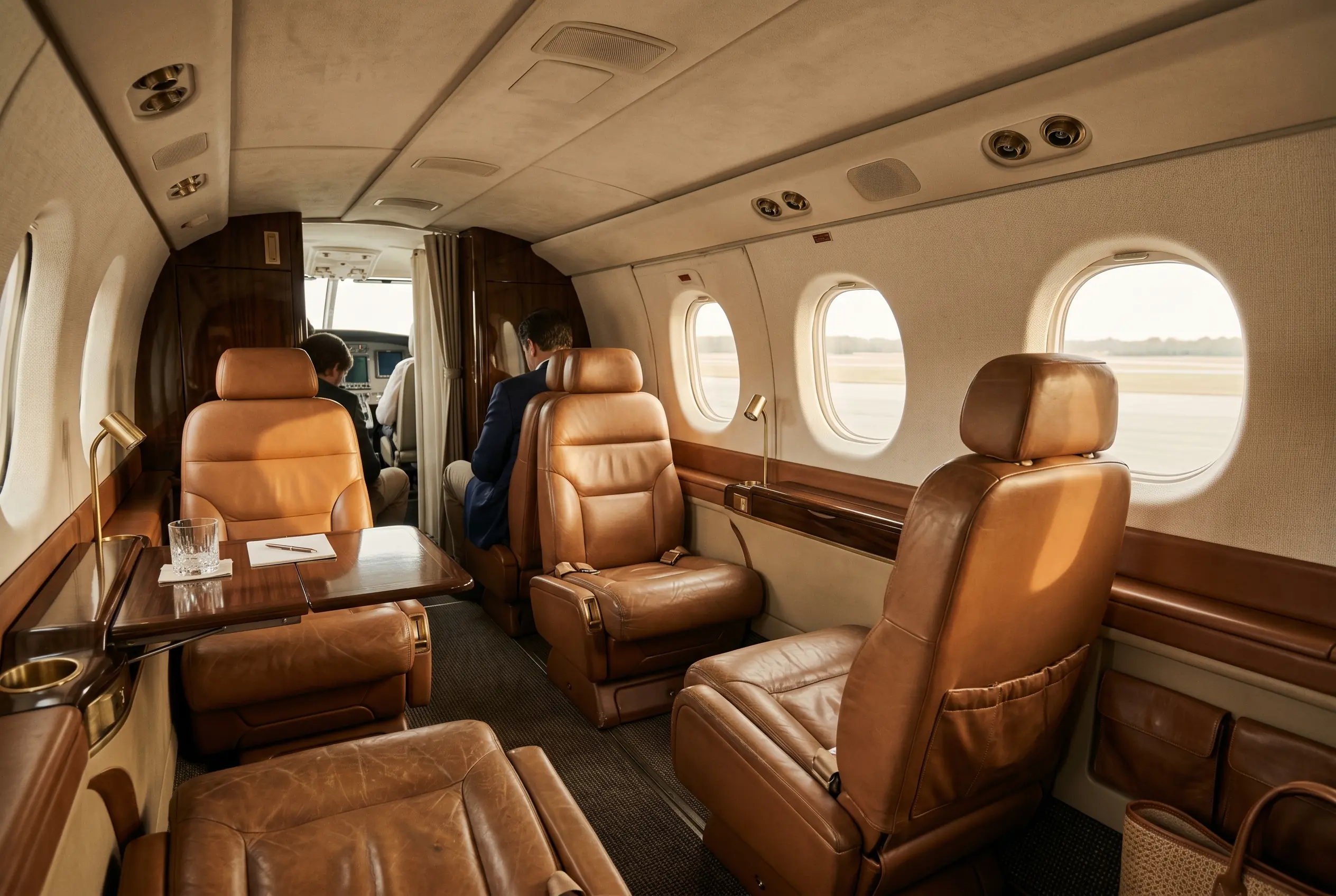 Cessna Grand Caravan EX cabin appointed for the New York to Miami charter