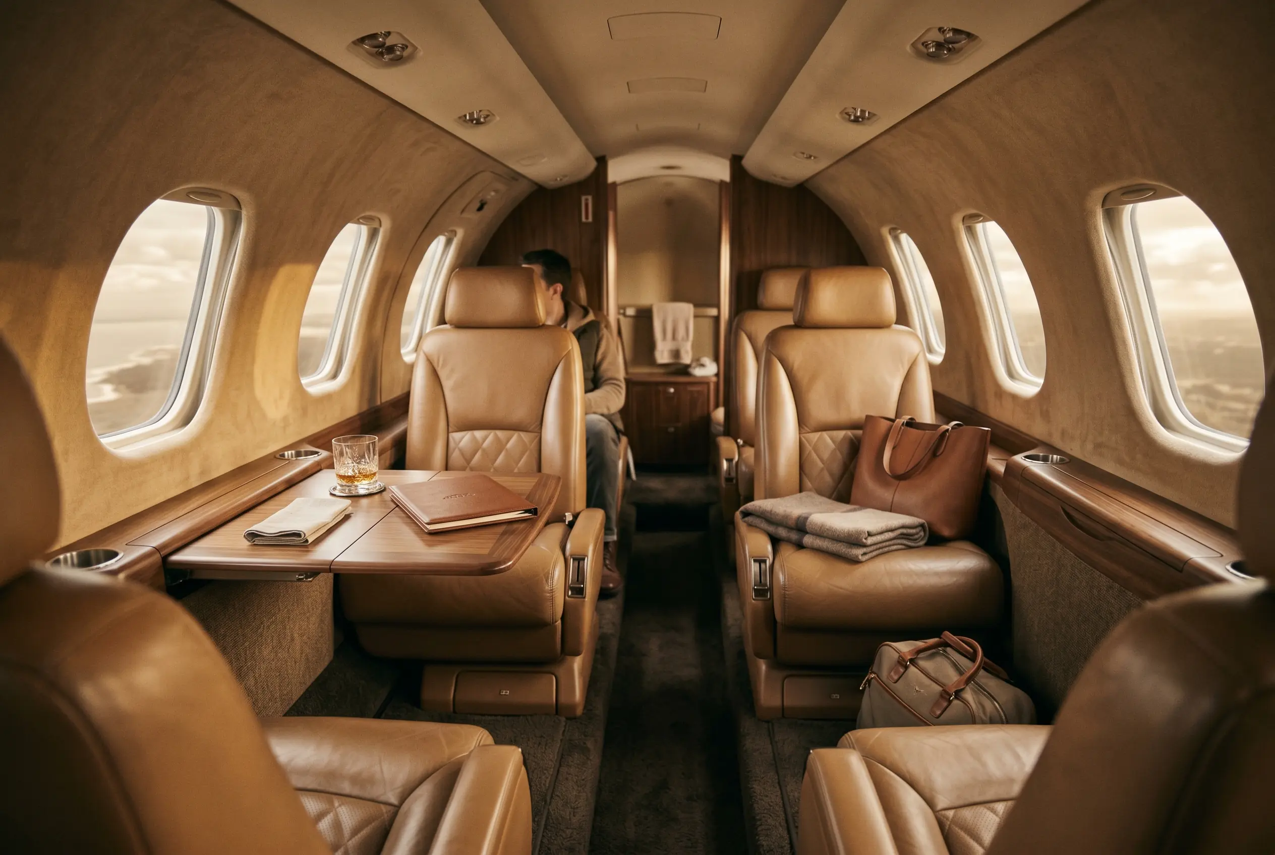 Cessna Citation M2 Gen2 cabin appointed for the New York to Miami charter