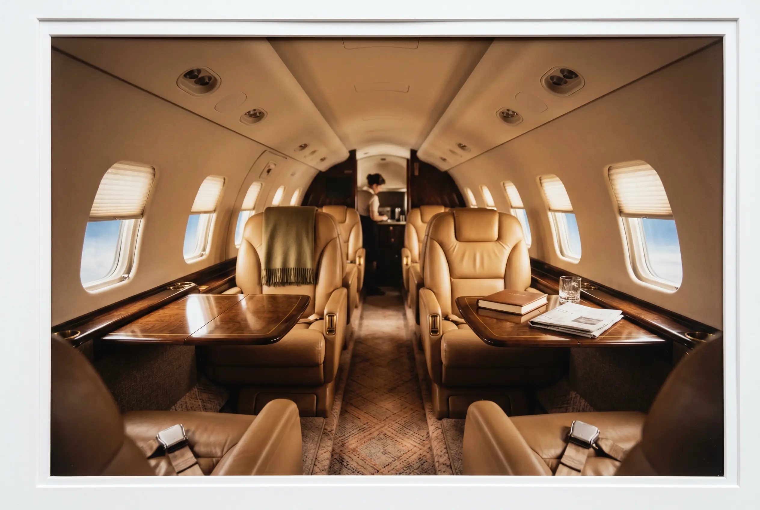 Cessna Citation Sovereign+ cabin appointed for the New York to Miami charter